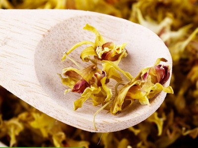 斛药师霍山基地一件代发霍山铁皮石斛花干花养生花茶10克瓶装图2