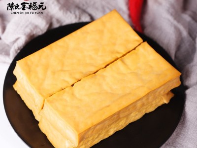 金福元柴火卤香干 湖南风味武冈卤豆腐干手磨烟熏原味香嫩腊豆腐 2件起批图3