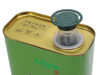 炒菜油物理压榨植物油一级大豆油1L铁罐装正品东北大豆油天荷坊牌图2