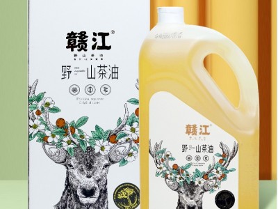 江西赣江茶油 山茶油 3.7L磨砂桶装白色款食用茶籽油 2桶起批图4