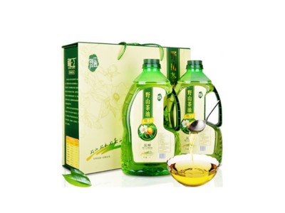 江西赣江茶油 山茶油1.8L*2瓶礼盒装  2盒起批图5
