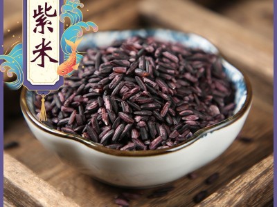 云南特产墨江紫糯米新货 煲粥血糯米粗粮紫米五谷杂粮批发图2