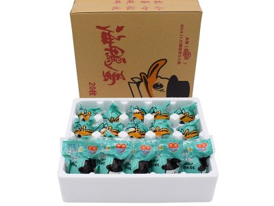 20枚装 恋潮牌海鸭蛋 北海红树林散养咸蛋(60g/枚)烤海鸭蛋2盒起批图4