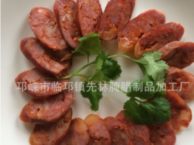 先林腌腊 四川特产 麻辣香肠 四川腊肠 厂家直销 500g  2包起批图3