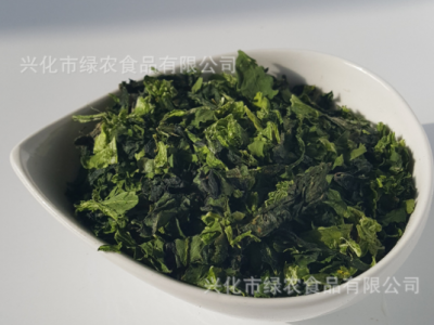 绿农食品供应 食品级脱水菠菜干 500g散装菠菜碎 2*2 3*3菠菜粒片  2袋起批图2