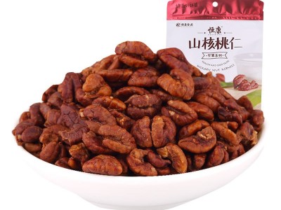 恒康食品奶油味山核桃仁90g袋装坚果干果零食炒货超市批发代发  2袋起批图5
