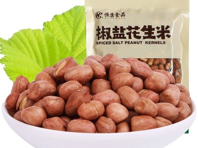 恒康椒盐花生米155g袋装坚果炒货零食小吃办公休闲食品一件代发  2包起批图5