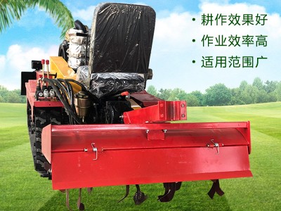 四驱履带微耕机农用家用柴油林业两驱开沟犁地除草机松土旋耕机图5