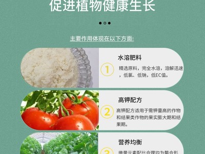大量元素水溶肥冲施肥20kg蔬菜果树膨果高钾肥料通用型氮磷钾肥图3
