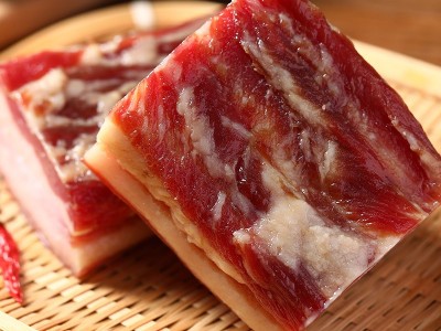 广味腊肉五花后腿肉 广式手工自制 风干农家土猪家用商用超市厂家图1