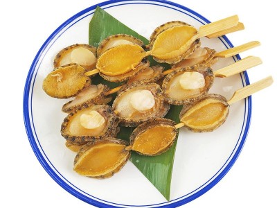 鲍夫人 鲍鱼串串新鲜冷冻 关东煮火锅食材烧烤 海鲜串 5串 6串/包  2盒起批图5