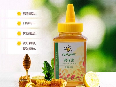 蕊源槐花蜂蜜枣花蜂蜜荆花蜂蜜土蜂蜜包邮贴标定制OEM图1