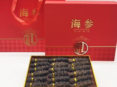 大连海参干货辽参礼品250克 大连冻干海参礼盒装批发图1