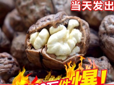 现货2022新鲜湿核桃去青皮薄皮嫩核桃带青皮绿皮孕妇生核桃5斤装图2