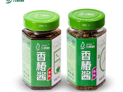 九棵树香椿酱河南特产香椿芽辣椒酱拌面拌饭香辣酱下饭菜210gx1瓶图1
