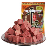 平遥牛肉零食批发冠云新品山西平遥牛肉258g一品香零食开袋即食  5袋起批