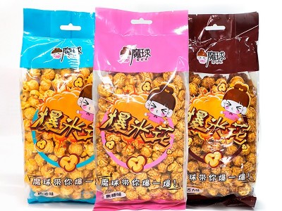 奶油魔球形袋装爆米花250g/袋整箱24袋休闲零食供应商厂家批发 2箱起批图3