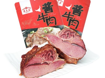 150g酱牛肉内蒙古厂家熟食卤牛肉酱牛腱下酒菜健身代餐熟牛肉小吃  2袋起批图5