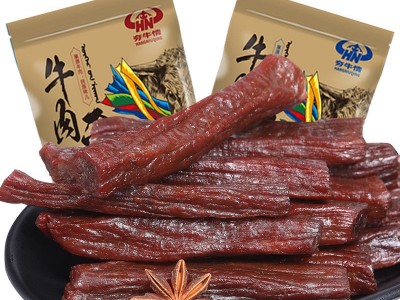 夯牛情内蒙古手撕风干牛肉干散装肉脯辣零食包装特产牛肉真空熟食图5