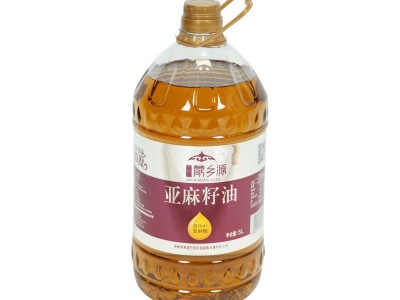 禾皓蒙乡源亚麻籽油5升食用油厂家直供量大从优图5