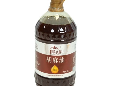 禾皓蒙乡源胡麻油5升食用油厂家直供量大从优图5