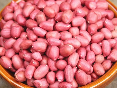 新货红皮花生米农家小粒生花生仁四粒红花生红衣花生米仁杂粮  2千克起批图3