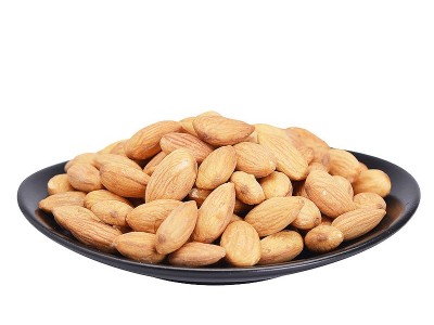 原味巴旦木仁500g袋装大杏仁干果坚果果仁烘焙原料批发生熟扁桃仁 2袋起批图5