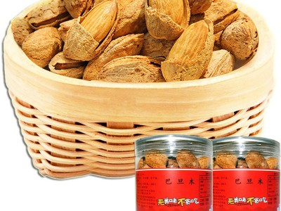 薄壳开口巴旦木250g净含量NP罐装500g带壳杏仁坚果炒货扁桃仁代发图1
