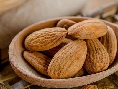巴旦木仁500g 美国NP扁桃仁大杏仁散装每日坚果原料 原味烘烤熟图2