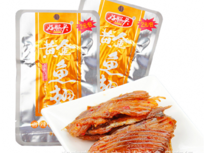 湖南特产小吃零食好兆头鱼翅好照头黄金渔翅23g*40包鱼刺麻辣零食图1