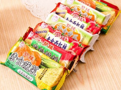 批发梦缘素食饼干 金梦缘海苔 咸味饼干5千克 饼干 零食 整箱图1