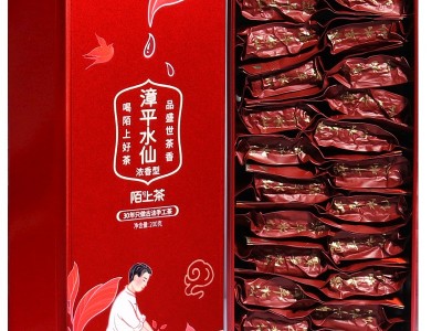 漳平水仙茶叶乌龙茶兰花蜜香浓香型2021春茶茶饼礼盒铁罐装批发图4