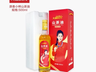 大康时代原香小榨山茶油500ML单瓶装图5
