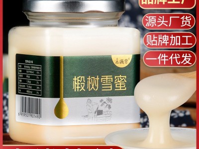 椴树蜂蜜结晶500g蜂蜜小包装厂家直供瓶装原蜜蜂巢蜜批发散装蜂蜜图1