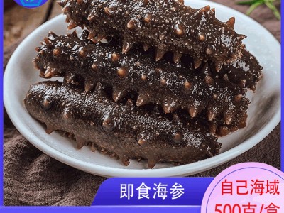 批发鲜蒸即食海参鲜冷冻大连海参中科水产厂家獐子港即食海参图1