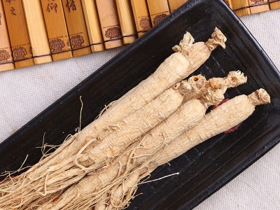 产地货源当季长白山人参 吉林特产全须白参生晒参盒装250g批发图1