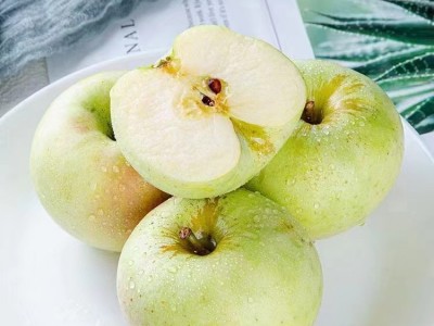 青森明月苹果水蜜桃苹果脆甜新鲜水果包邮5斤烟台宝山明月礼盒  3件起批图2