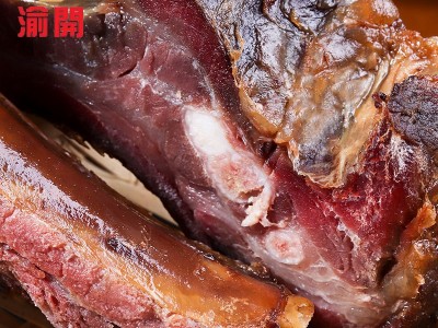 渝开牌烟熏腊排骨工厂直供一件代发贴牌订制 10件起批图2