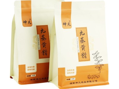 九蒸黄精茶 九蒸九晒制肉头黄精茶 中药材九制熟黄精即食150g包邮图5