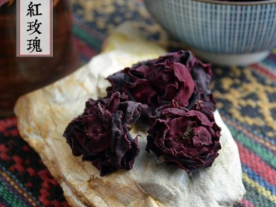 墨红玫瑰 花草茶 云南干玫瑰花 散装批发 一件代发图4