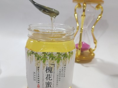厂家供应新鲜洋槐蜜槐花蜜土蜂蜜农家自产天然洋槐蜂蜜500g瓶装  2瓶起批图1