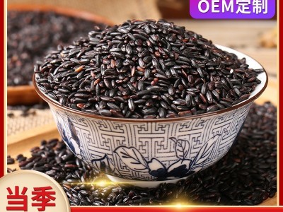 东北黑米 黑米500g 五谷杂粮放心粗粮黑大米黑杂粮图1