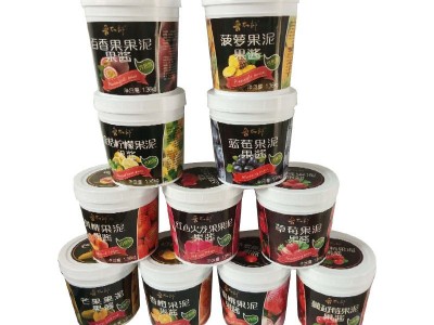 批发草莓芒果烘焙商用果泥奶茶饮品甜品店原料蓝莓百香果水果泥图5
