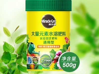 美乐棵肥料花卉蔬菜水果通用型水溶肥罐装500g通用型6罐一箱图4