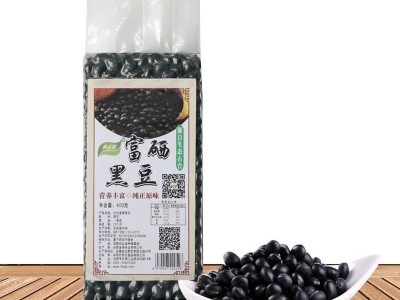富硒黑豆400g 真空包装黑豆富硒五谷杂粮 会销礼品粗粮图1