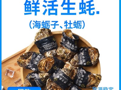 厂家现货乳山带壳新鲜海蛎子鲜活牡蛎海鲜水产生蚝大量批发代发图1