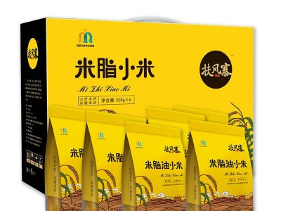 扶风寨米脂黄小米礼盒 宝宝米月子米图1