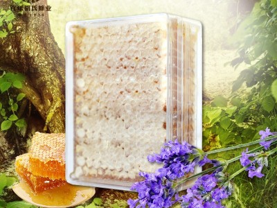 蜂蜜550g紫荆花农家巢蜜透明包装整张蜂巢蜂产品自家蜂场货源批发图2