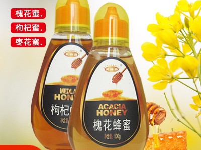 蜂蜜500g枣花蜜枸杞蜜枣花蜜尖嘴瓶蜂场批发食品礼品土蜂蜜批发图1