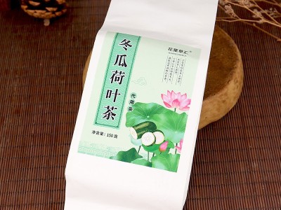 冬瓜荷叶茶150g袋装 冬瓜荷叶代用茶OEM代加工厂家荷叶茶一件代发图4